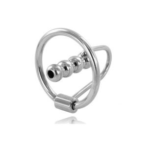 Anel Glande c/ plug Uretra de 28mm Metal