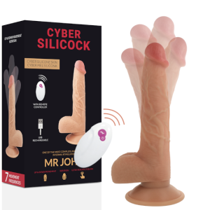 23.88x4.3cm Vibrador ultra real MR JOHN C/controlo remoto