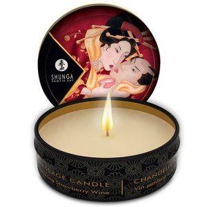 Vela Shunga Morango/Champagne 30ml