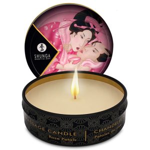 Vela de massagem Shunga Pétalas de Rosa 30ml