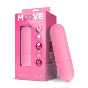 Bala vibradora MOOVE 10 VELOCIDADES ROSA