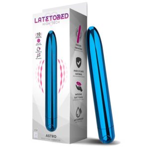 18.5x3cm Vibrador recarregável LATETOBED ASTRO