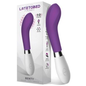 21x3.4cm Vibrador silicone LATETOBED BENTY