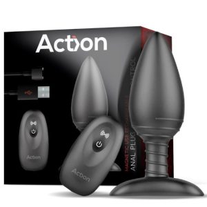 Plug anal recarregável ACTION ASHER c/controlo remoto