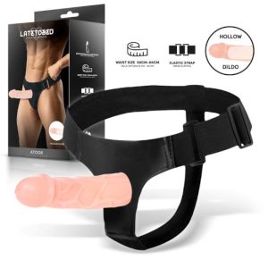 Strap c/dildo oco LATETOBED ATOOR 15.5cmx4cm