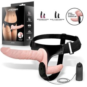 Strap duplo c/vibração e controlo LATETOBED BATEK