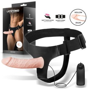 Strap c/dildo ovo vibração e controlo LATETOBED BEMAX 15.5cmx4.2cm