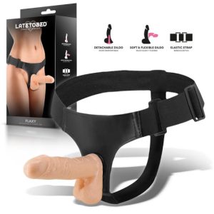 Strap c/dildo flexível LATETOBED FLAXY 17.5cmx4.3cm