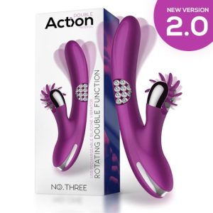 24x3.5cm Vibrador recarregável ACTION NO. THREE