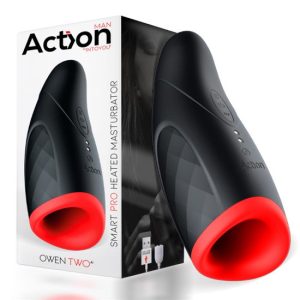 Masturbador recarregável c/aquecimento ACTION OWEN TWO