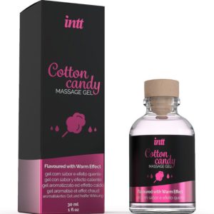 Óleo de massagem algodão doce e aquecimento INTT