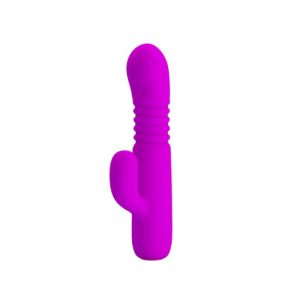 15.5x2.9cm Vibrador recarregável função cima/baixo PRETTYLOVE LEOPOLD