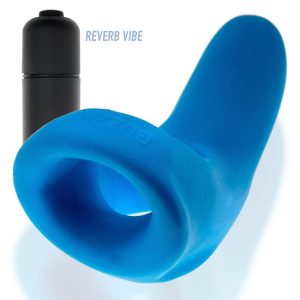 Anel de testículos Hünkyjunk BUZZFUCK c/vibração Teal Ice