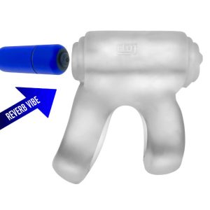 Anel de testículos e pénis Hünkyjunk REVHAMMER Clear Ice