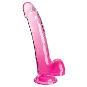 24.8x4.5cm Dildo King Cock Clear rosa