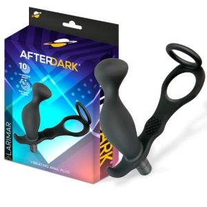 Anel vibratório c/estimulador próstata AFTERDARK LARIMAR