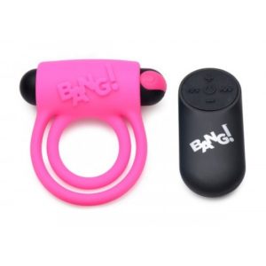 Anel recarregável c/controlo BANG rosa