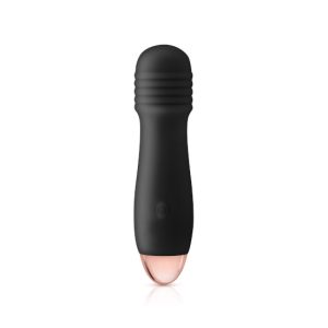 12.4x2.9cm MINI WAND recarregável JOYSTICK NEGRO