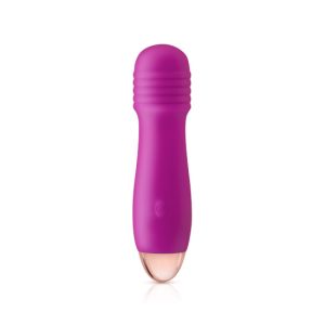 12.4x2.9cm MINI WAND recarregável JOYSTICK ROSA