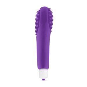 14.1x3.5cm MINI VIBRADOR SILICONA PICKLE LILÁS