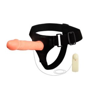 Strap BAILE c/dildo ovo e vibração 18 cm x 4 cm