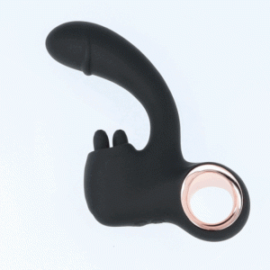20.8x4cm Vibrador c/estimulador clitóris QIOT M1