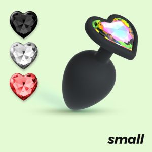 PLUG ANAL PEQUENO COM 4 JOIAS INTERCAMBIÁVEIS CRUSHIOUS