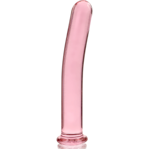 PLUG CRISTAL BOROSILICATO 18.5 X 3 CM ROSA NEBULA