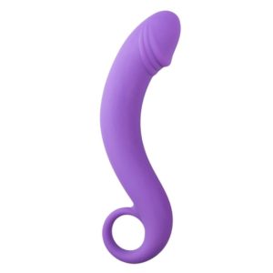 Dildo próstata lilás 17,50 cm x 3,50 cm.