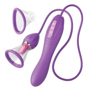 22.9x3.8cm Vibrador,lingua e sução Her Ultimate Pleasure Max