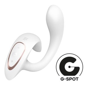 Vibrador ponto G SATISFYER G FOR GODDESS 1 Branco