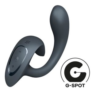 Vibrador ponto G SATISFYER G FOR GODDESS 1 Cinzento