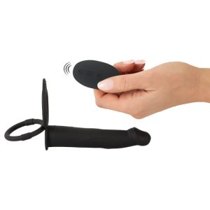 Vibrador duplapenetração c/controlo remoto 13,1x2,7Cm
