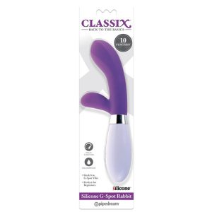 20.3x3.2cm Vibrador Rabbit Ponto-G Classix