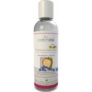 Óleo massagem orgânico c/aquecimento mirtilo/pêssego100Ml