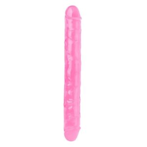 30.5×3.8cm Dildo duplo Mr. Rude Rosa
