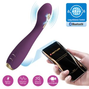 19.5x3.2cm Vibrador c/eletroshock e APP HECTOR