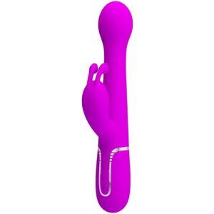 22.6x3.7cm Vibrador 3 em 1 DEJON Lilás