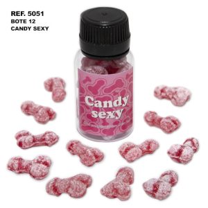 Frasco de 12 rebuçados Candy sexy