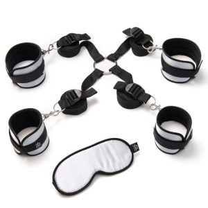 Kit restrição p/cama FIFTY SHADES HARD LIMITS BED