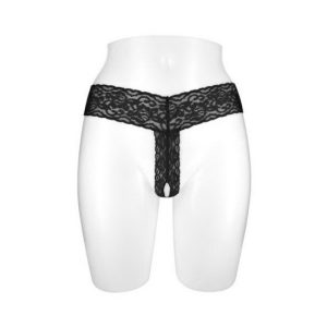 Tanga preta aberta Dulce