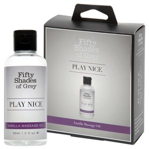 Óleo de Massagem Play Nice Vanilla da FSoG
