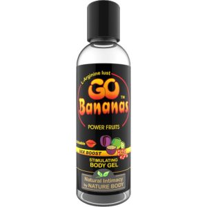 Lubrificante orgânico c/potenciador sexual GO BANANAS 100Ml