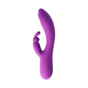 20x3.5cm Vibrador recarregável c/pulsação V9 Lilás