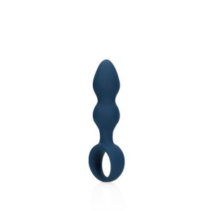 Plug anal silicone TEARDROP M Azul