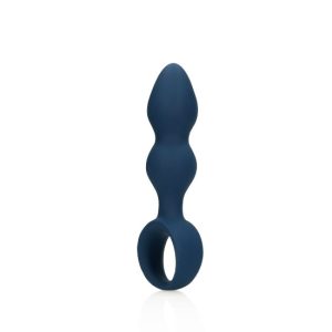 Plug anal silicone TEARDROP L Azul