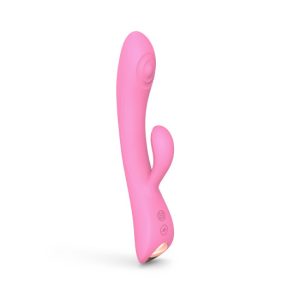 20.5x3.6cm Vibrador BUNNY & CLYDE - Paixão Rosa