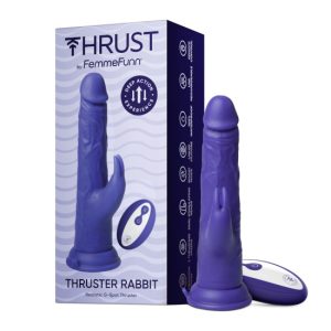 20.83x3.8cm Vibrador c/função cima e baixo c/controlo remoto THRUSTER