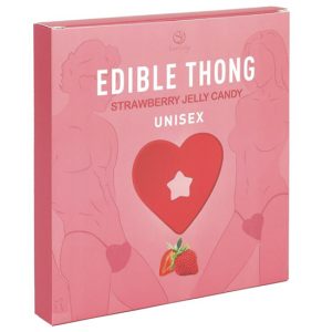 Deliciosa Tanga Goma de Morango Unisexo