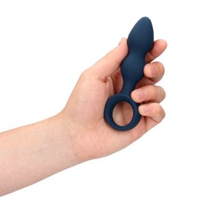 Plug anal silicone TEARDROP S Azul